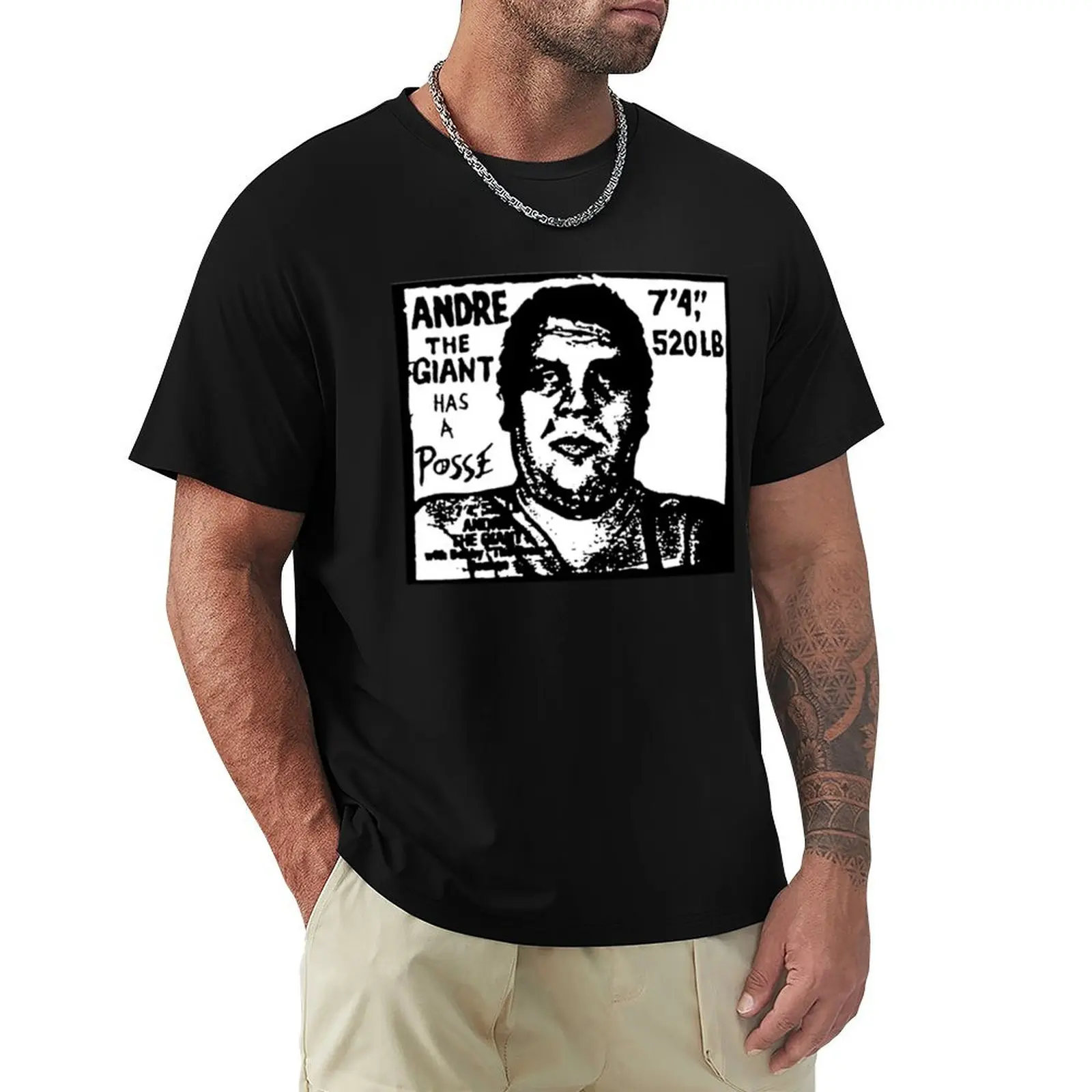 André the Giant Has a Posse T-Shirt Holiday Vacation Tee Shirt