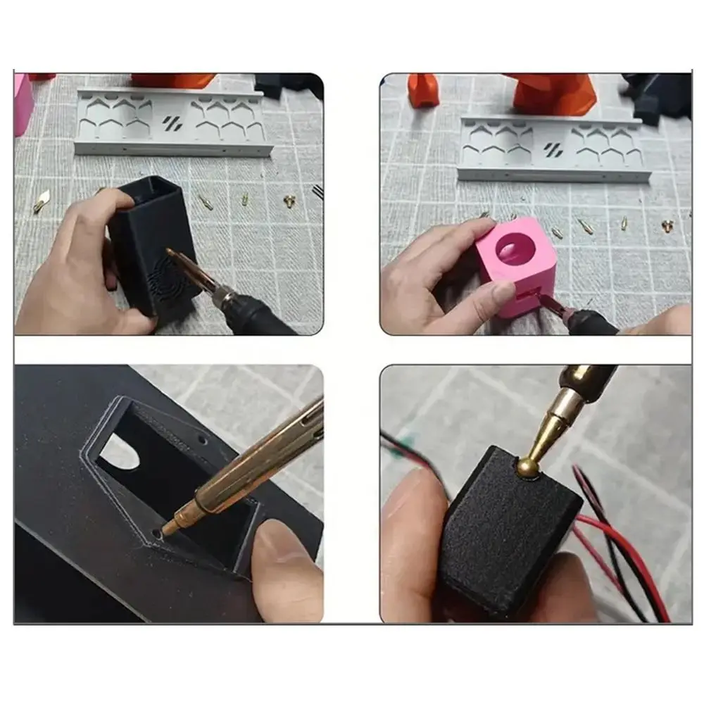 

9PCS/Set Gold 3D Printer Accessories Electrician Maintenance Tool 3D Printing Modify Finishing Tool Handwork Accessories
