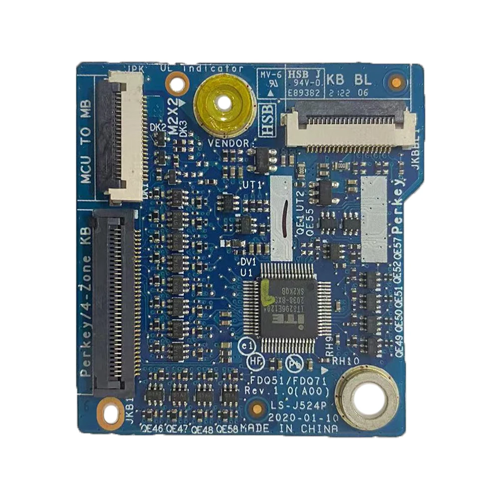 Original LS-J524P For Dell Alienware M15 M17 R3 R4 Keyboard Link Board With FDQ51/FDQ71 CN-0FCTXG 0FCTXG