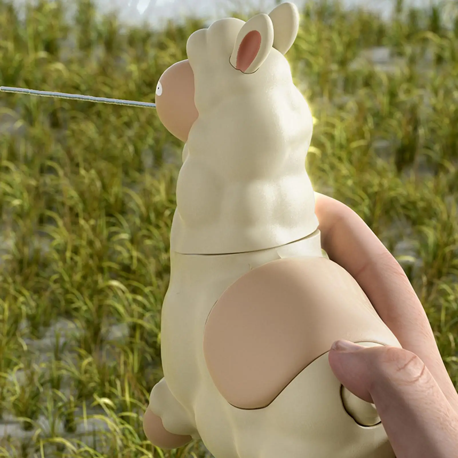 Waterspuiter voor kinderen Schattig Alpaca Squirter Waterspeelgoed Interactief draagbaar Dierenzwembadspeelgoed Familielzier Buitenspellen voor kinderen