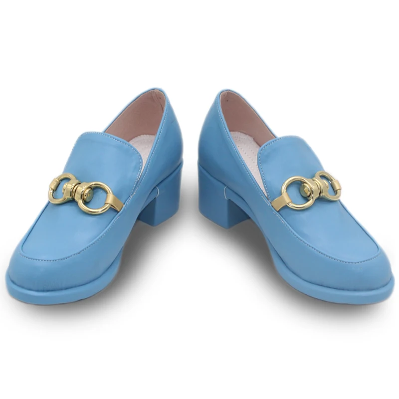 애니메이션 JOJO 야마기시 유키코 코스프레 신발 할로윈 파티를위한 유키코 신발 성인 여성 남성 역할 놀이 맞춤 제작