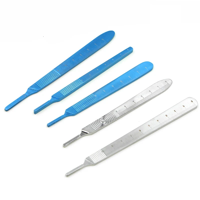 

Knife Handle No. 3/4 Cutting Double Eyelid Blade Utility Knife Mobile Film Repair Tool Stainless Steel