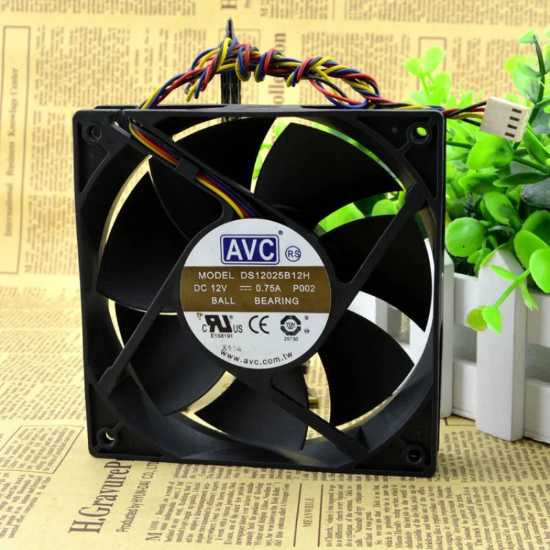 

DS12025B12H 12025 12V 0.75A 12CM Support Pwm Temperature Control Speed Control Fan