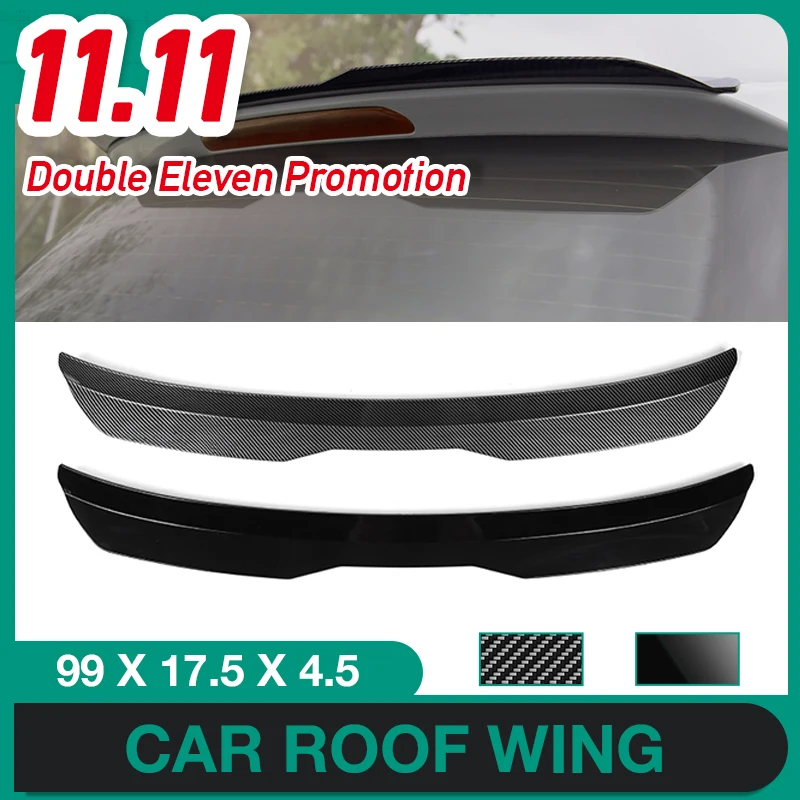 Best Seller eneric Car Free Perforated Spoiler Top Center Wing Trunk Spoiler Rear Wing of Hatchback