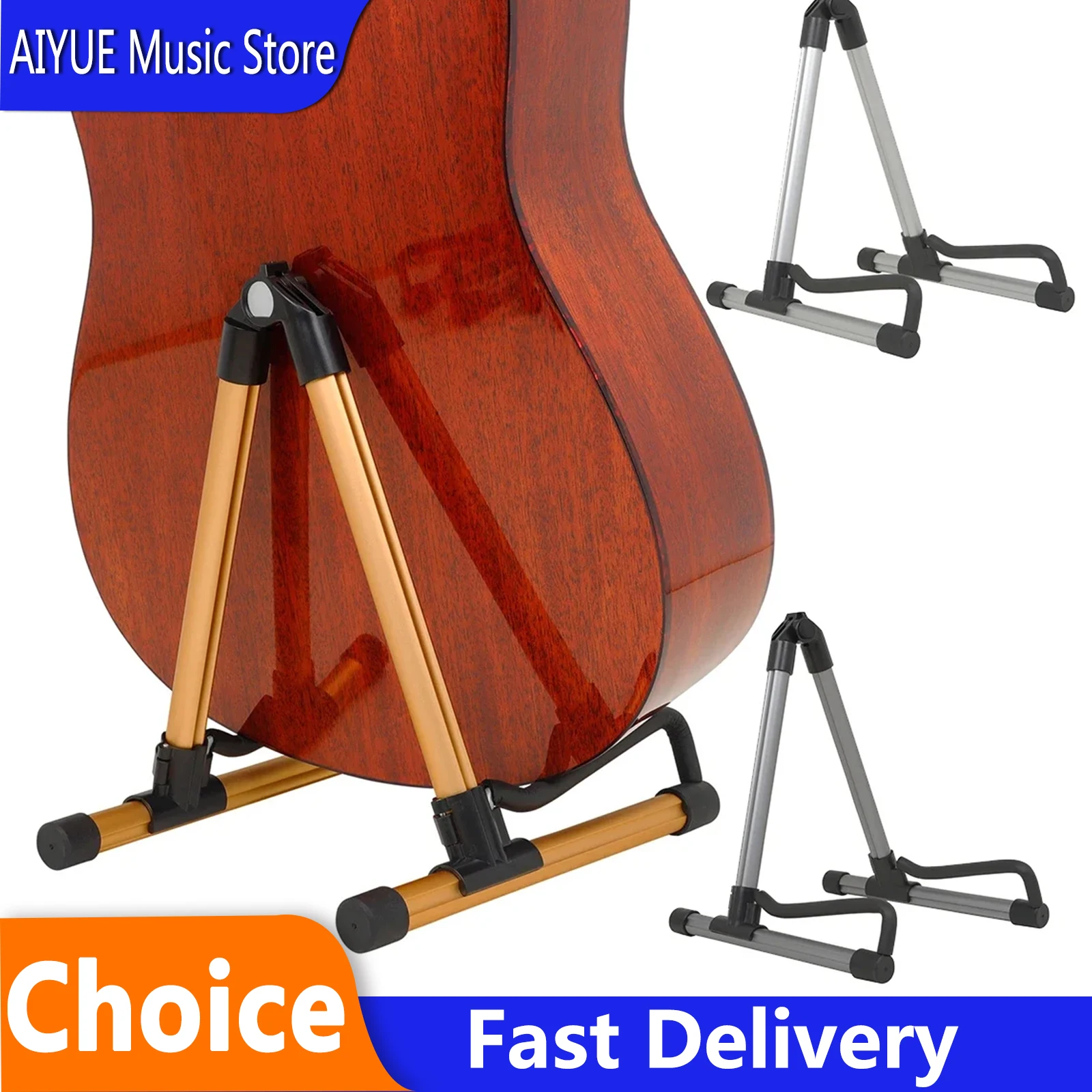 SLADE Guitar Floor Universal Stand For Musical Instruments Stringed Music Wear-Resistant Bracket Display Rack Stand Holder Parts