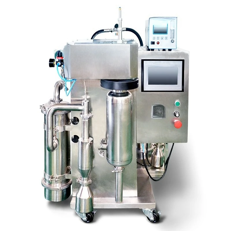 Organic solvent spray dryer, small, airtight cycle stainless steel