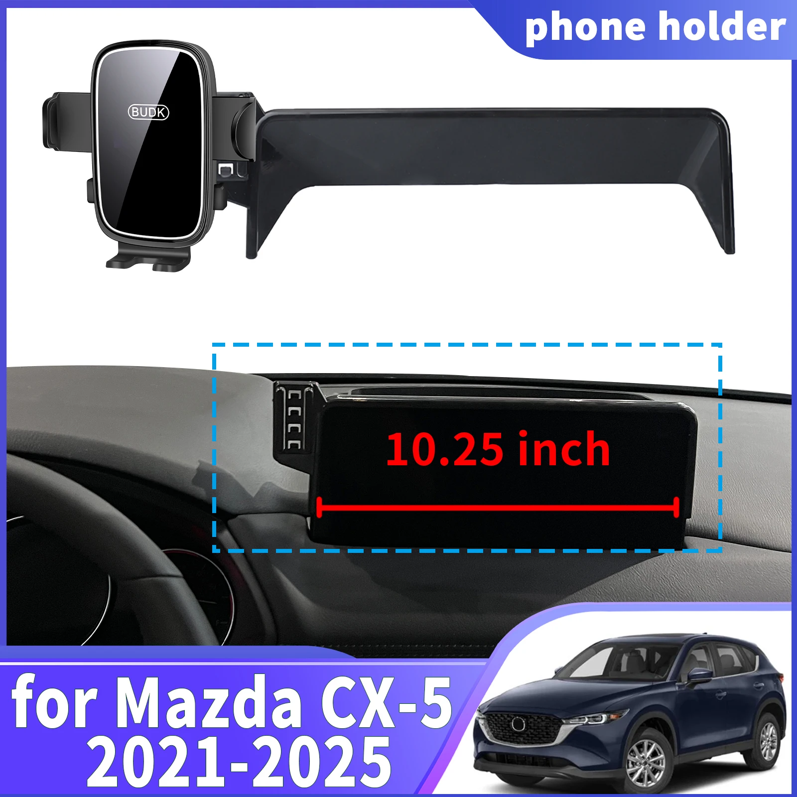 

fit for Mazda CX-5 2021 2022 2023 2014 2025 CX5 KF ​​Navigation Phone Holder Mount Customized Car accessoires