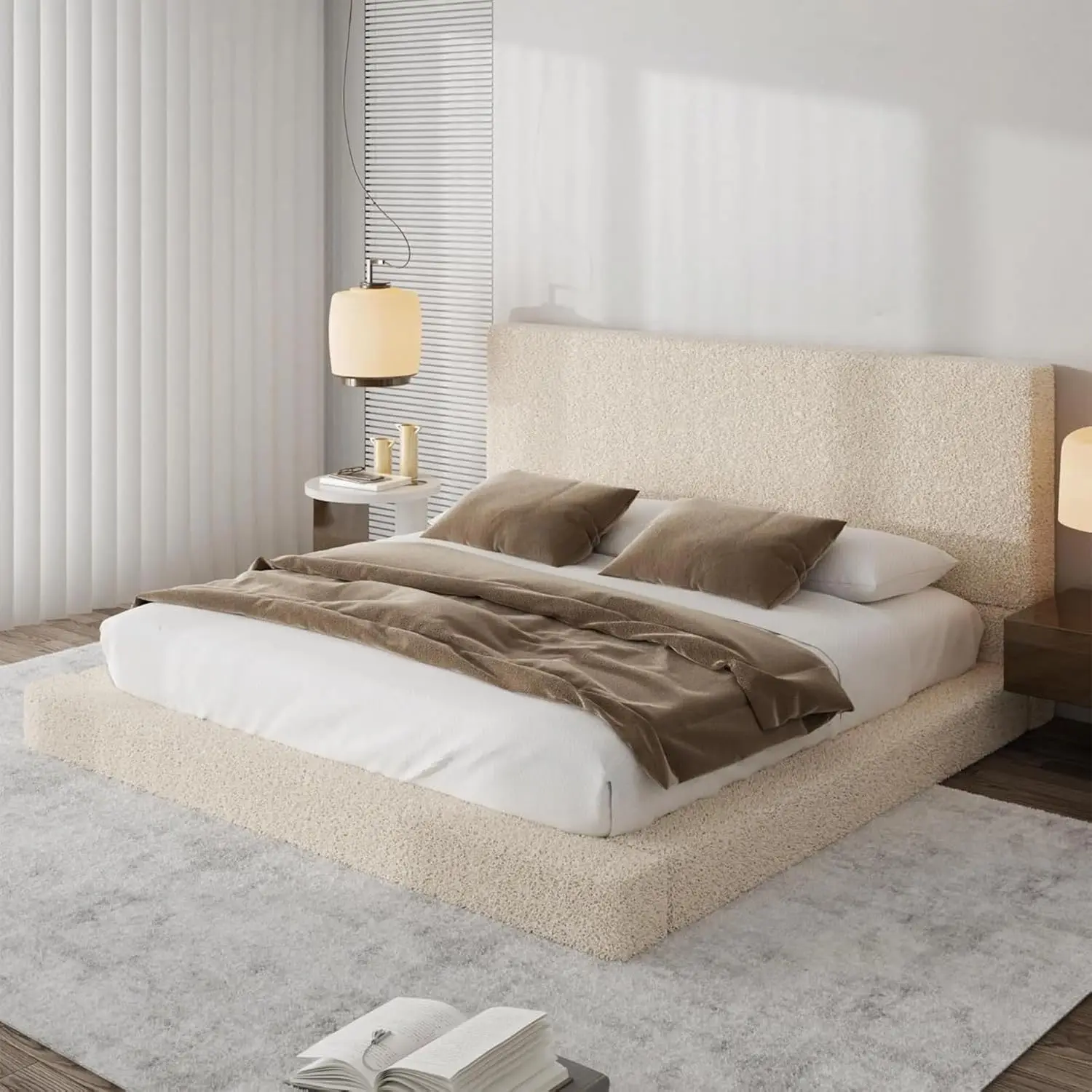 King Bed Frame With 47.2