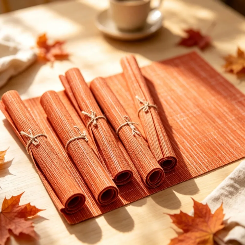 1/6/10PCS 45x30cm Non-Slip PVC Weave Table Mats Heat Resistant Place Mats for Kitchen Dining Table Decoration Indoor Outdoor