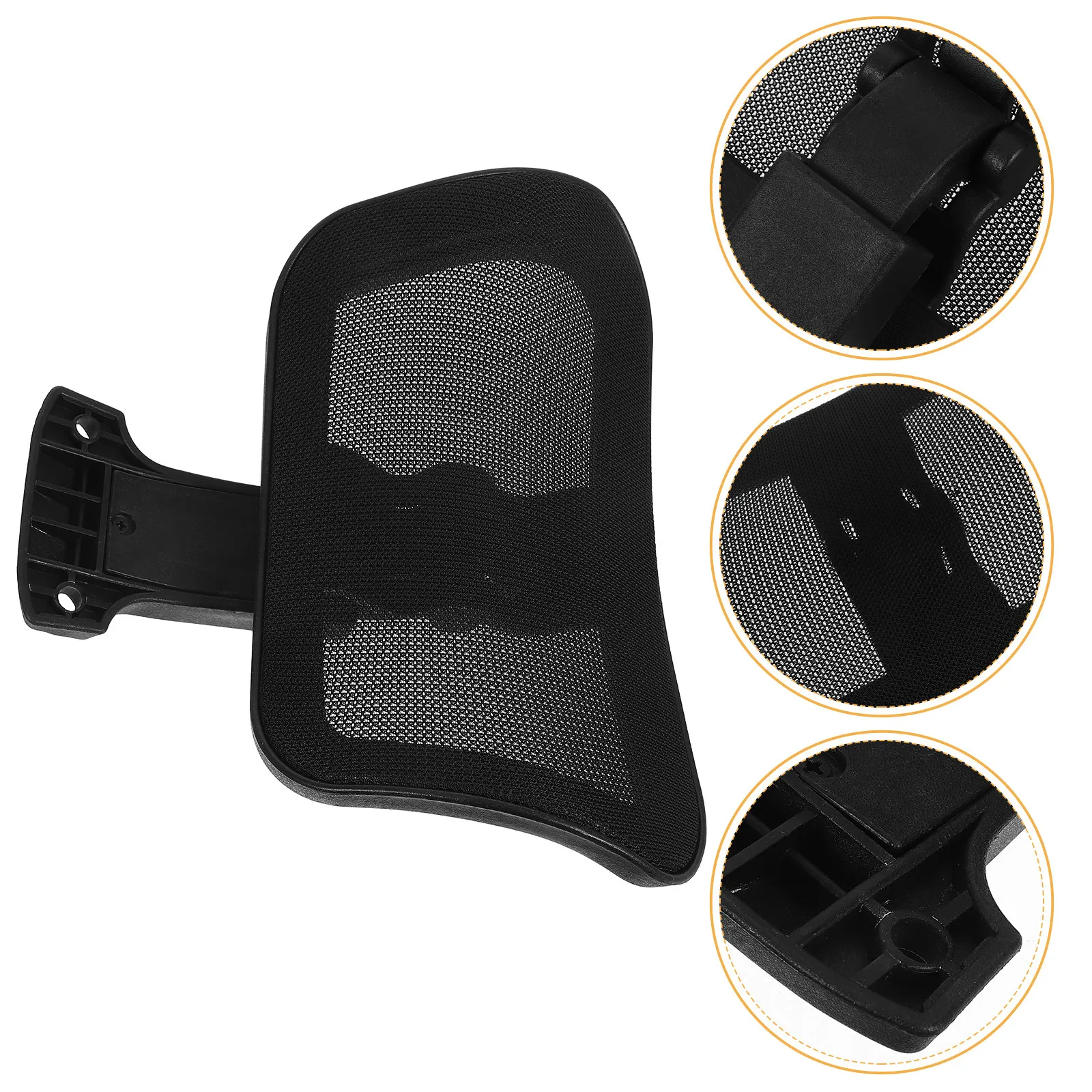 Universal Adjustable Mesh Headrest for Office Chair Ergonomic Neck Rest Attachment Computer Chair Head Pillow Lumbar Posture