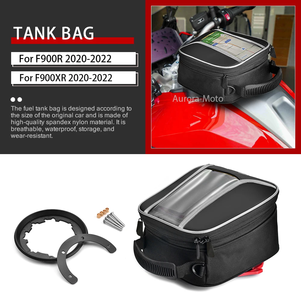 Motorcycle Navigation Fuel Tank Bag Flange For BMW F900XR F900R F 900 XR F900 R 2020 2021 2022 2023 2024