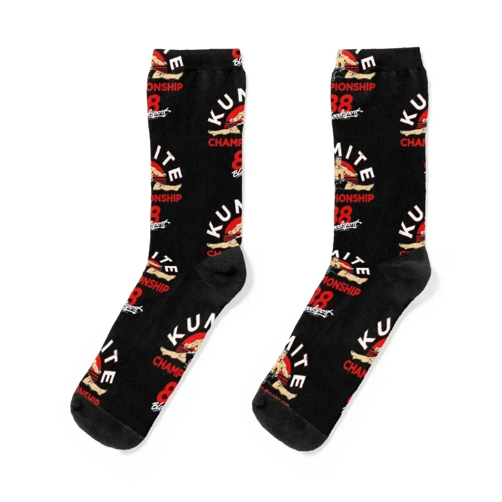 Kumite championship 88 Socks christmass gift luxe sports stockings Antiskid soccer Socks For Women Men's