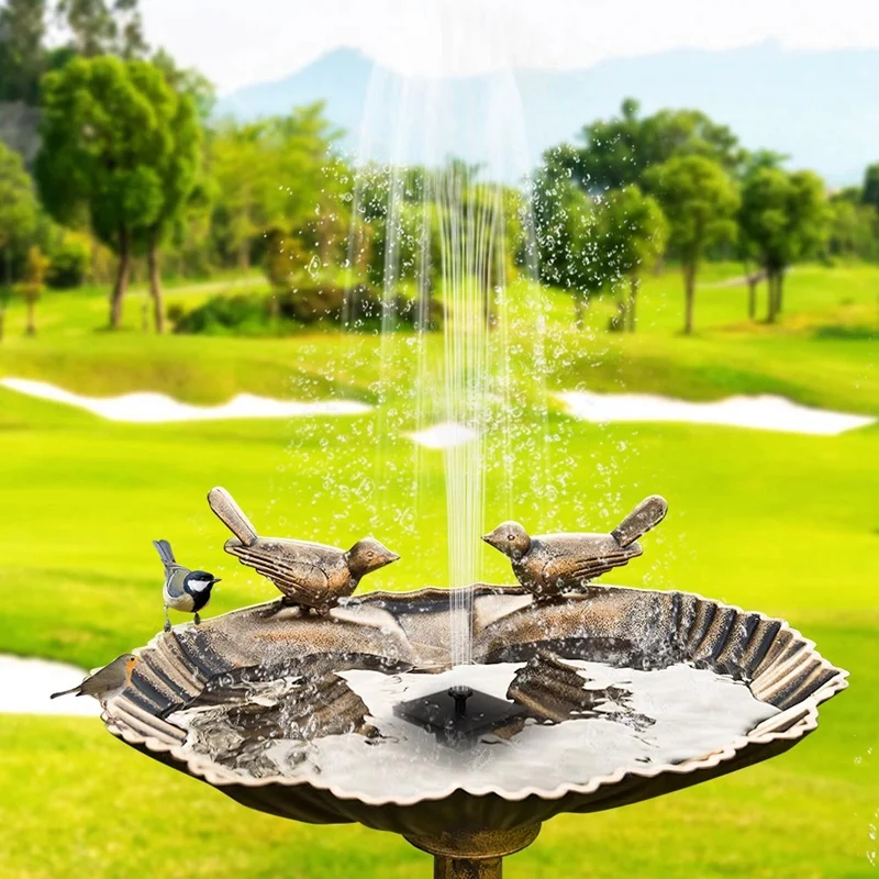 Solar Power Water Fountain Pump Solar Fontein Bird Fountain Water Floating Fountain Pond Garden Patio Decor Lawn Decor