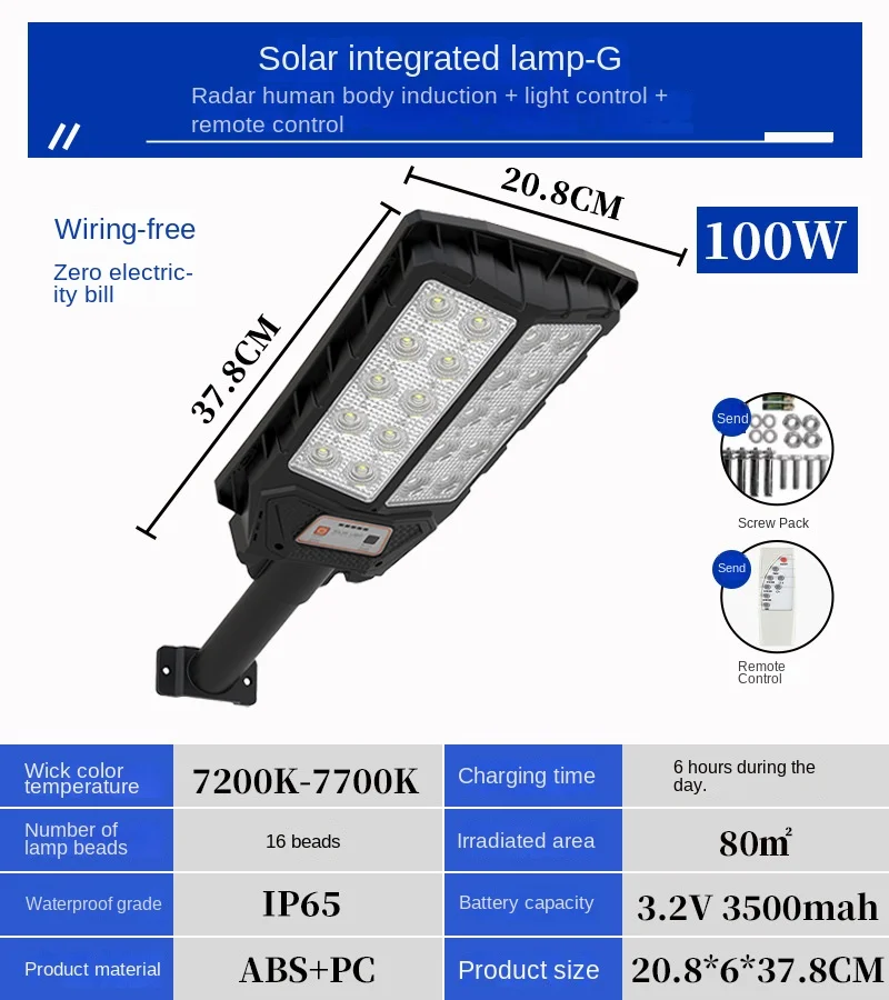 Imagem -03 - Impermeável Led Outdoor Solar Lights Lâmpada de Wall Street com Sensor de Movimento Luz Solar para Jardim 400w 10000 Lumens