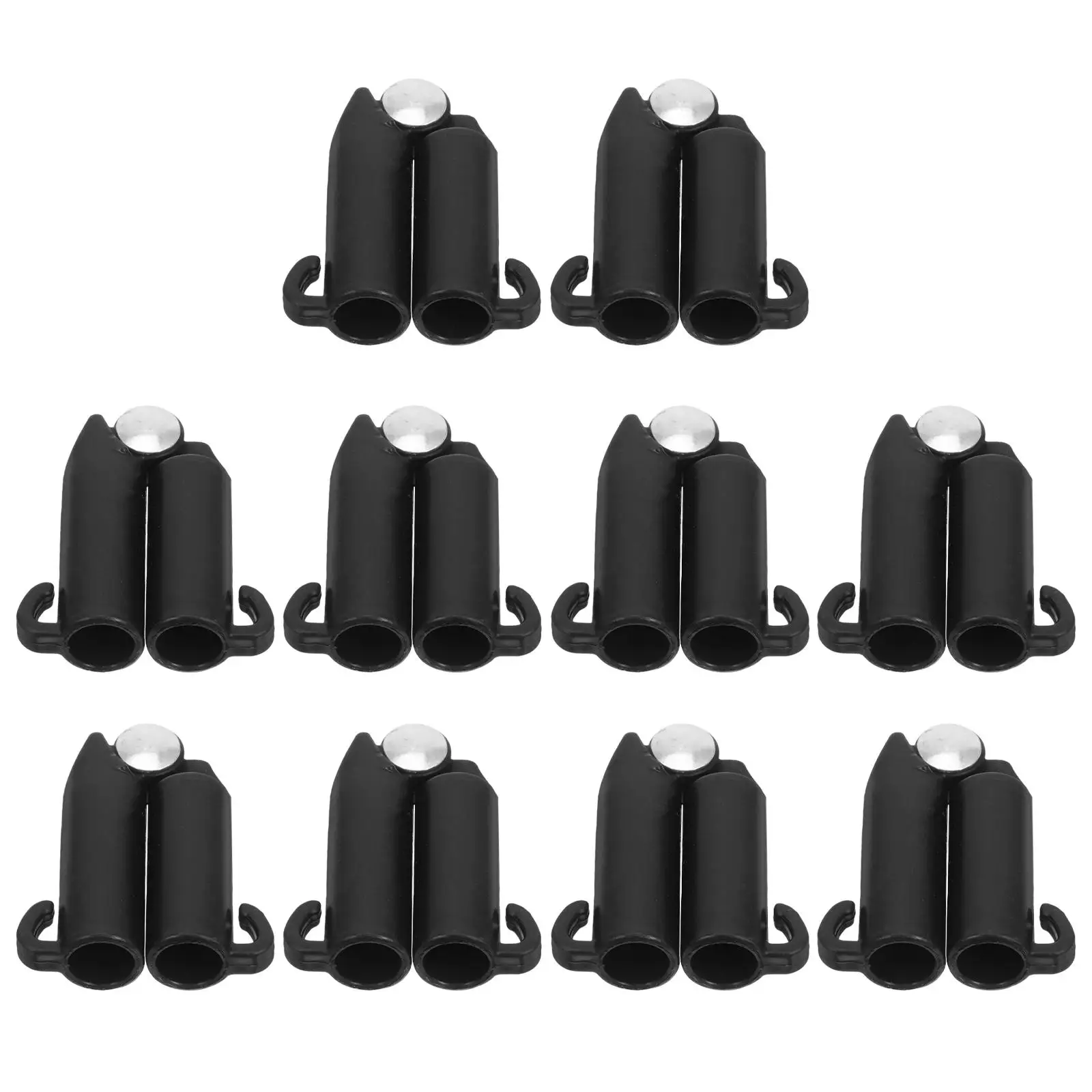 

10 Adjustable Plastic Trellis Clips Cross Buckle Connector For Tomato Cucumber Pepper Greenhouse Plant Support Bamboo Canes Hoop