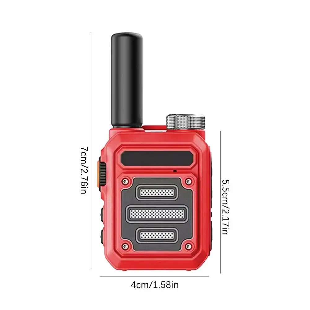 Mini Walkie Talkie USB 5W High-power 10 Kilometers Communication Portable Radio Walkie-talkies 5000mAh For Hunting Outdoor