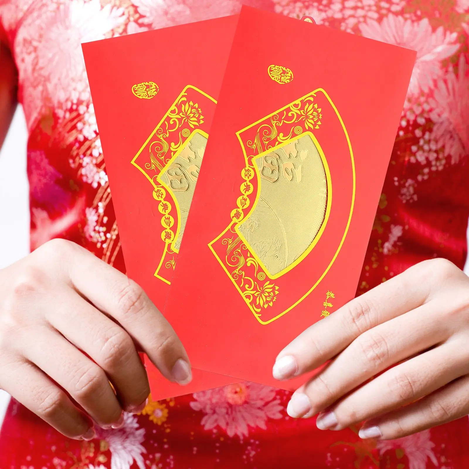 10 Pcs Spring Festival Banknotes New Year Supplies Red Packet