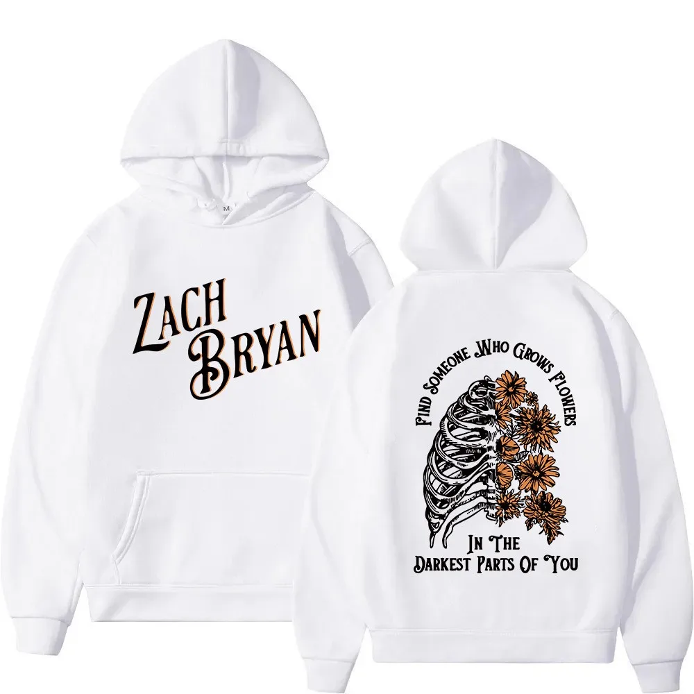 2024 Fashion Cross border Amazon Europe and America Zach Bryan Rap Singer Printed Men\'s and Women\'s Hooded Sweatshirt