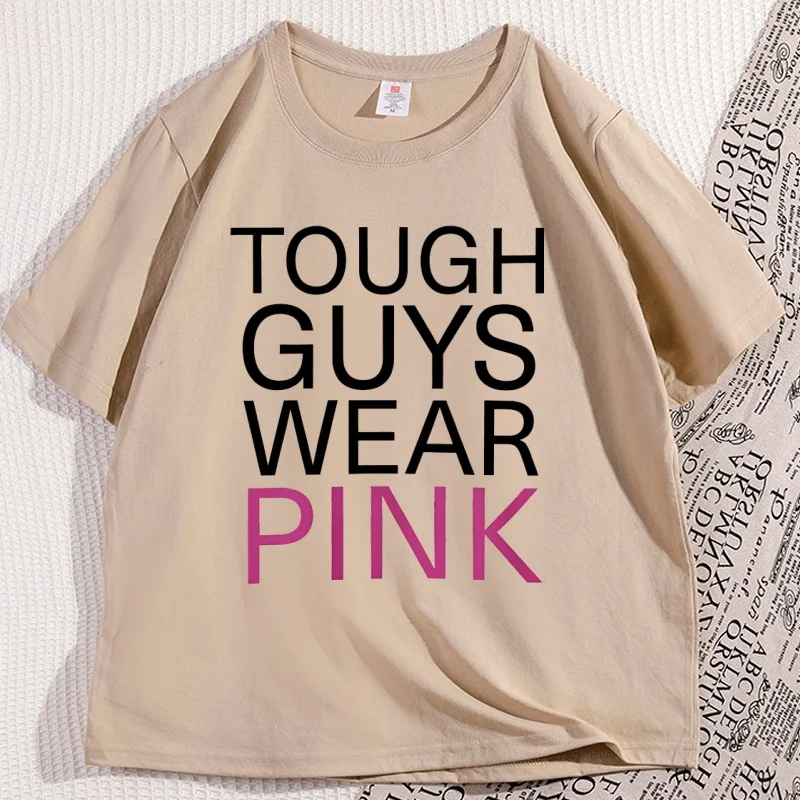 

Tough Guys Wearing Pink Gamers T Shirt Men Women Forsaken T-Shirt Cosplay Tees Funny Cotton Short Sleeve Designer Clothes Tops