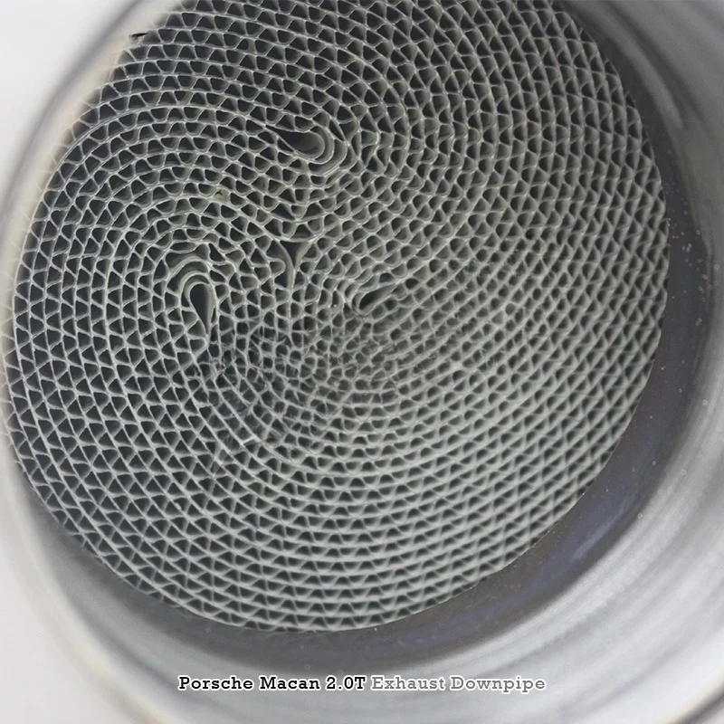 رائجة البيع OBM العادم النازل ل 1 ماكان 2.0T 2013-2018 الفولاذ المقاوم للصدأ النازل مع محفز العادم الأنابيب سيارة العادم S #5