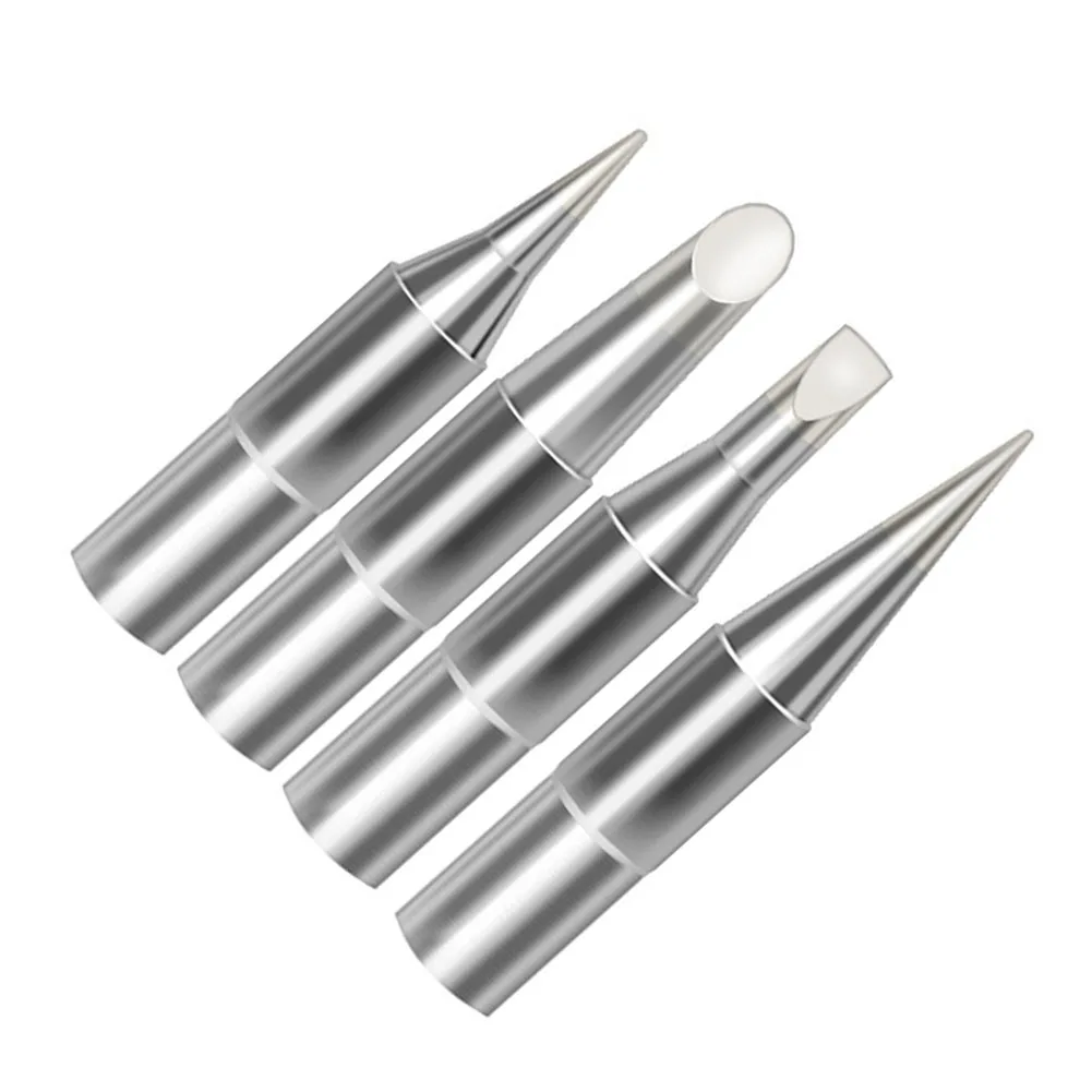 

4pcs T12 Series Soldering Iron Tip Welding Head Electronic Soldering Iron Replacement Tip Soldering Iron Head Welding Tool