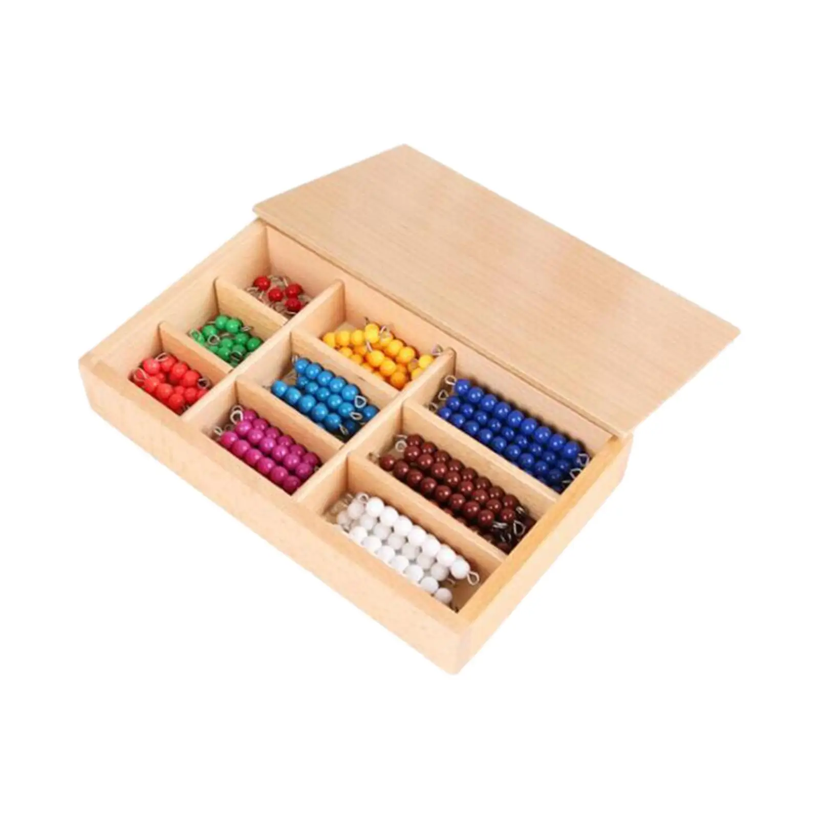 Juguete de matemáticas Montessori para niños, cuentas de juguete de matemáticas clásicas, Material de matemáticas, aprendizaje de matemáticas para niños, regalo para niños, niñas, preescolar