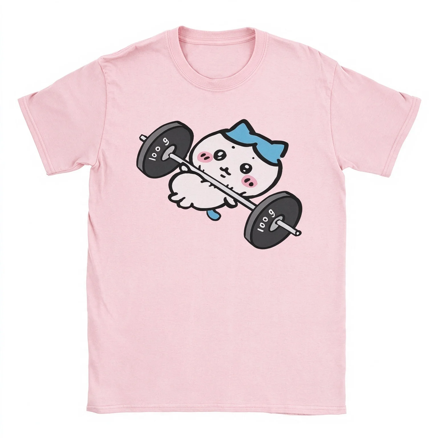 T-Shirts Hachiware Chiikawas Gym Workout Funny Tees Short Sleeve T Shirts Crewneck Clothes Graphic