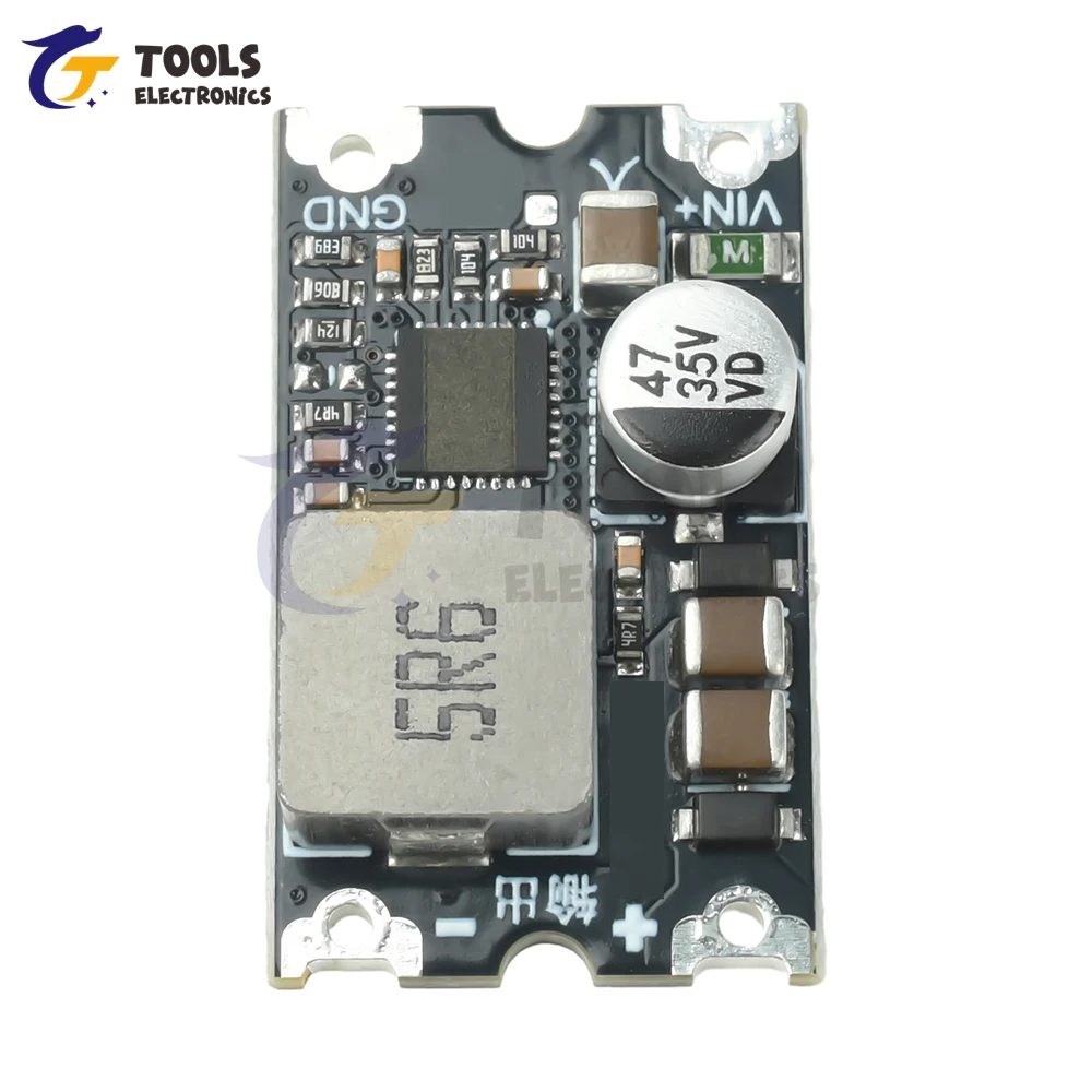 DC-DC 8A Step-Down Power Module 6-35V to 5V/12V - High Efficiency Low Resistance Voltage Regulator Converter Board