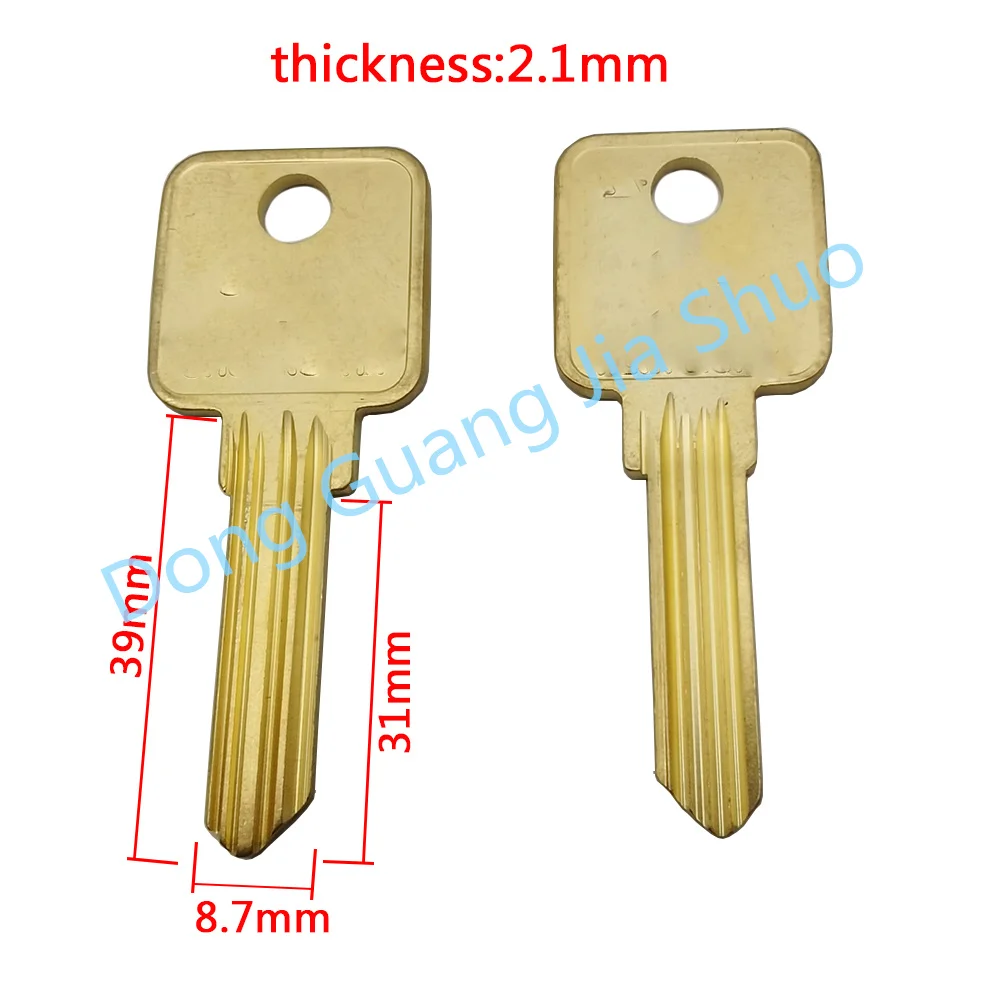 5PCS Key Embryo Multi-slot Special-shaped Key Embryo Special Slot Key American Multi-slot Key MSA JS MS