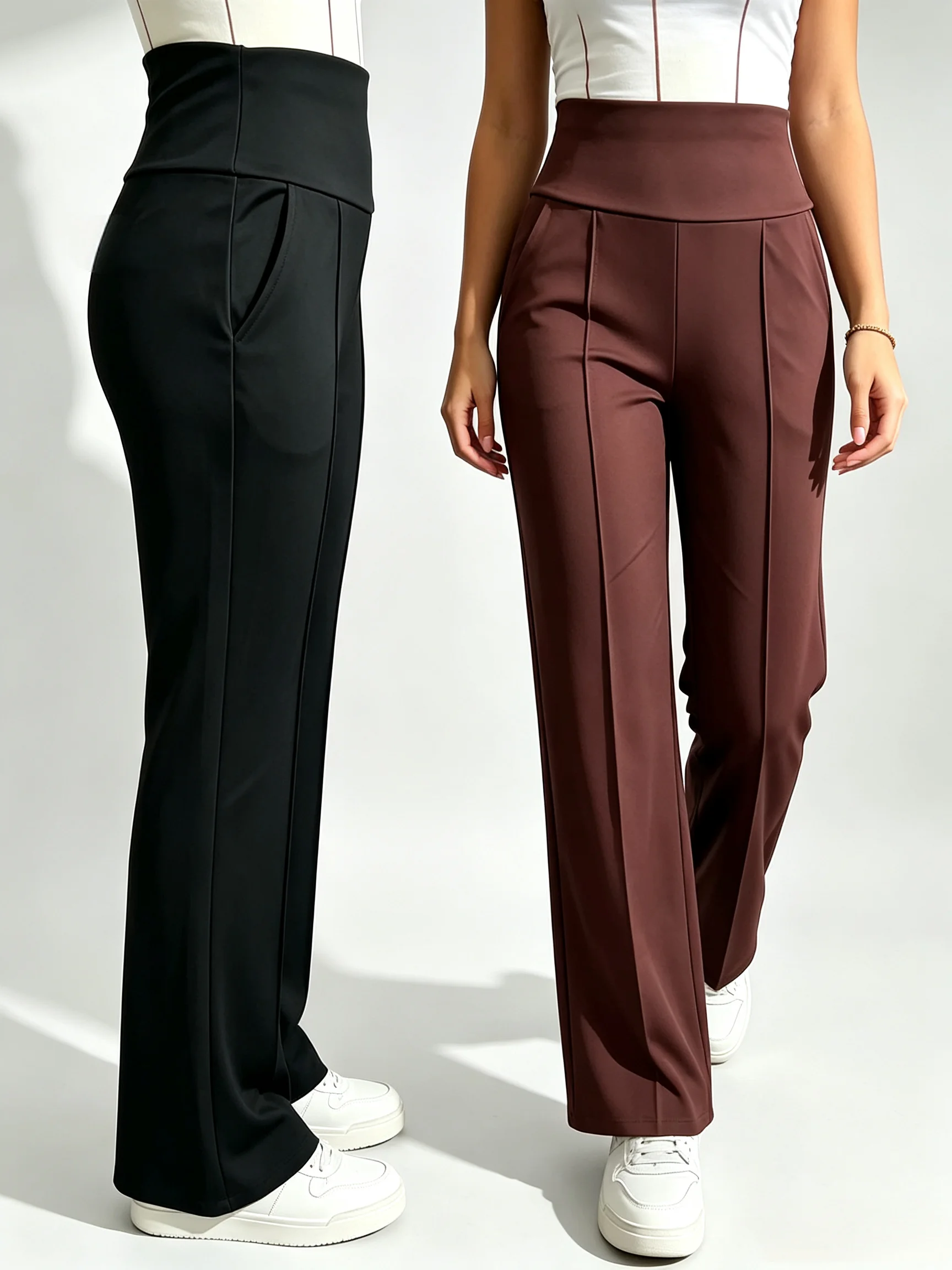 Celana Panjang Model Flare Pin - Dress Pant Flat Front ulasan dan harga