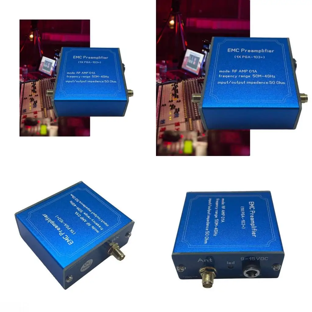 D08B Broadband Module with PGA-103 Chip 50M To 4GHz Ranges Low Noise Broadband Amplifiers for Testing