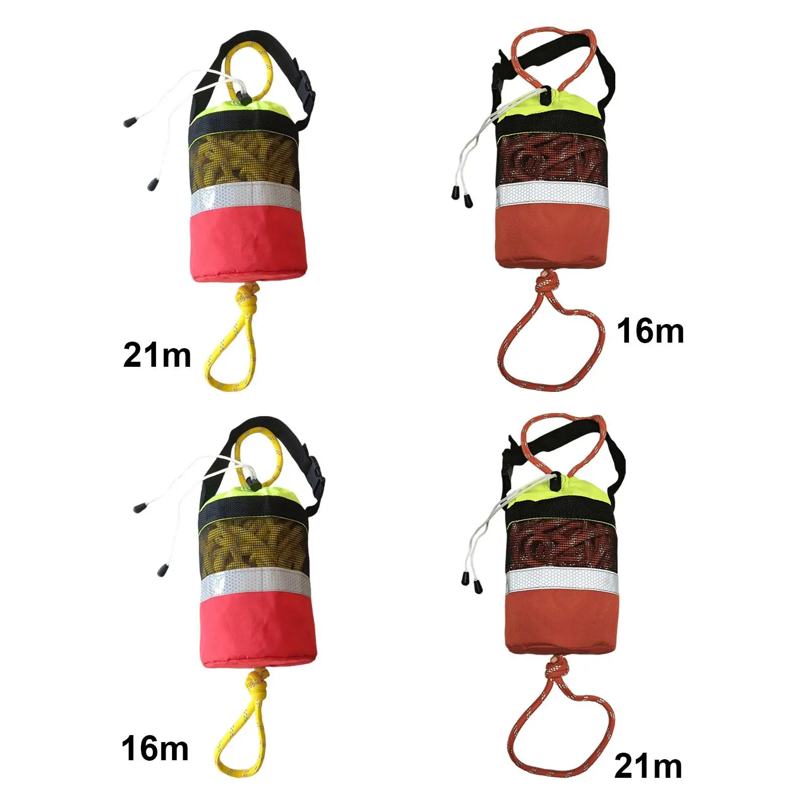 Throwable Rope Throw Bag Throwline Throwable Device Accessories Reflective Throw Bag for Fishing Yacht Sailing Canoe