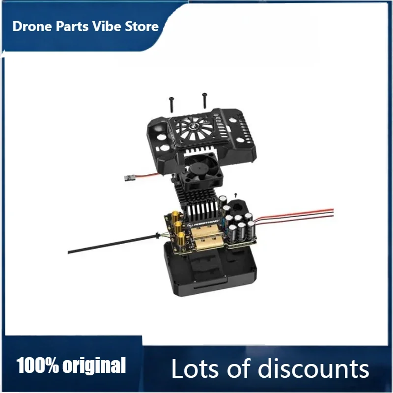 FyOriginal Hobbywing Ezrun MAX4 HV 300A ESC+70125 560KV Inductive Brushless Motor Set for 1/5 Remote Control Model Car Buggy Tru