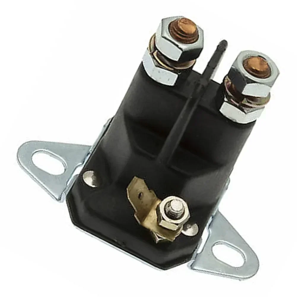 Starter Solenoid Switch 3 Terminals Fits For 1/4\'\' Poles For 24285 For 725-0530 Ride On Lawnmower Tractor Solenoid Switch