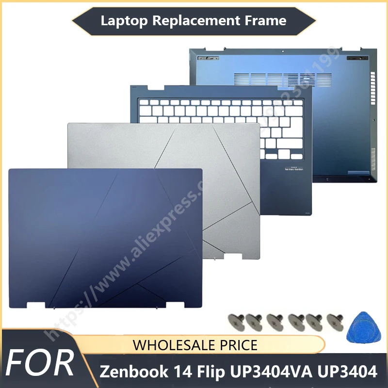 

НОВИНКА: Задняя крышка, передняя панель (подставка для рук), нижний корпус и рамки для ноутбука Zenbook 14 Flip OLED UP3404VA UP3404 – Замена