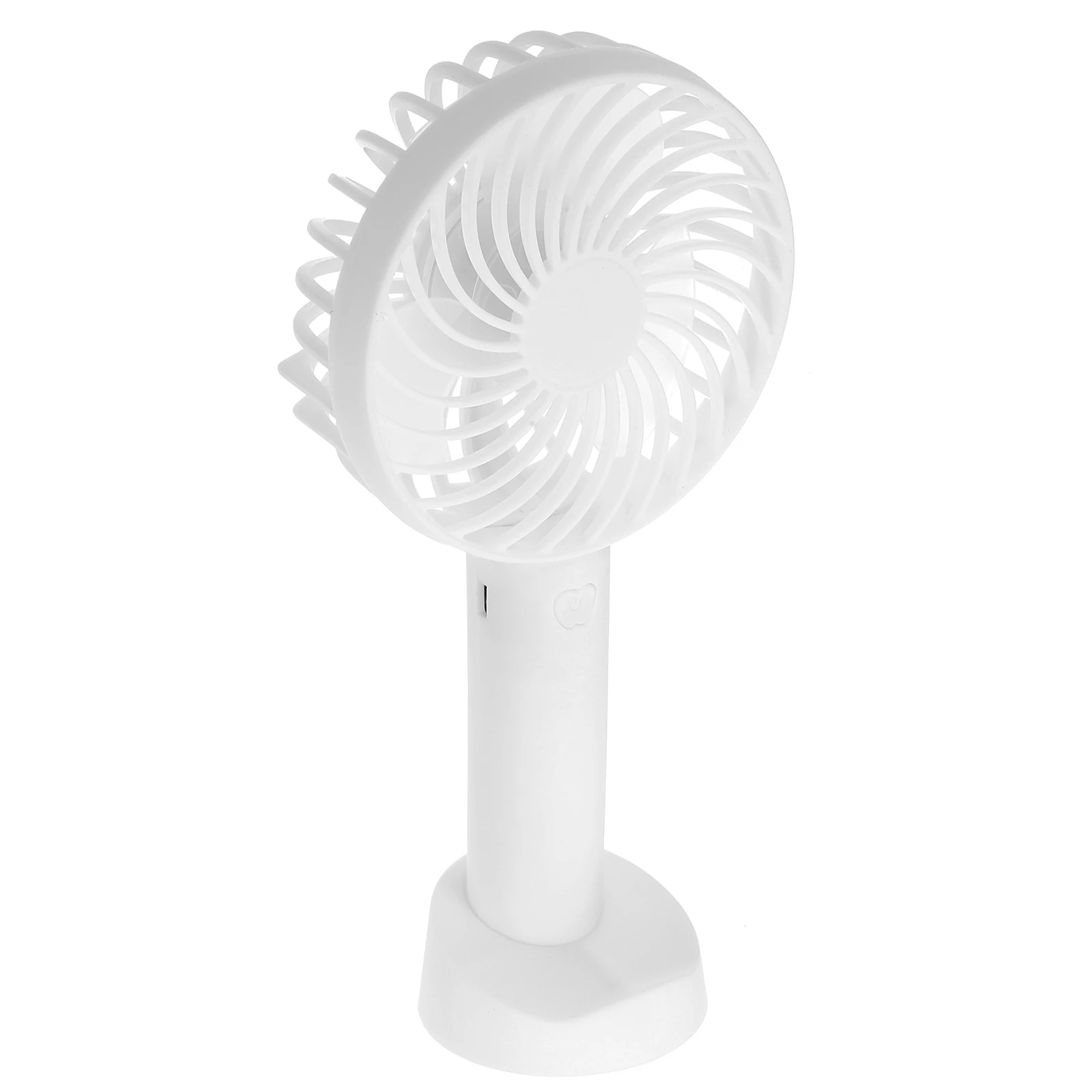 

Portable Handheld Fan Convenient Desktop Fan Small Summer Fan Simple Style USB Fan for Dormitory Home Office (White)