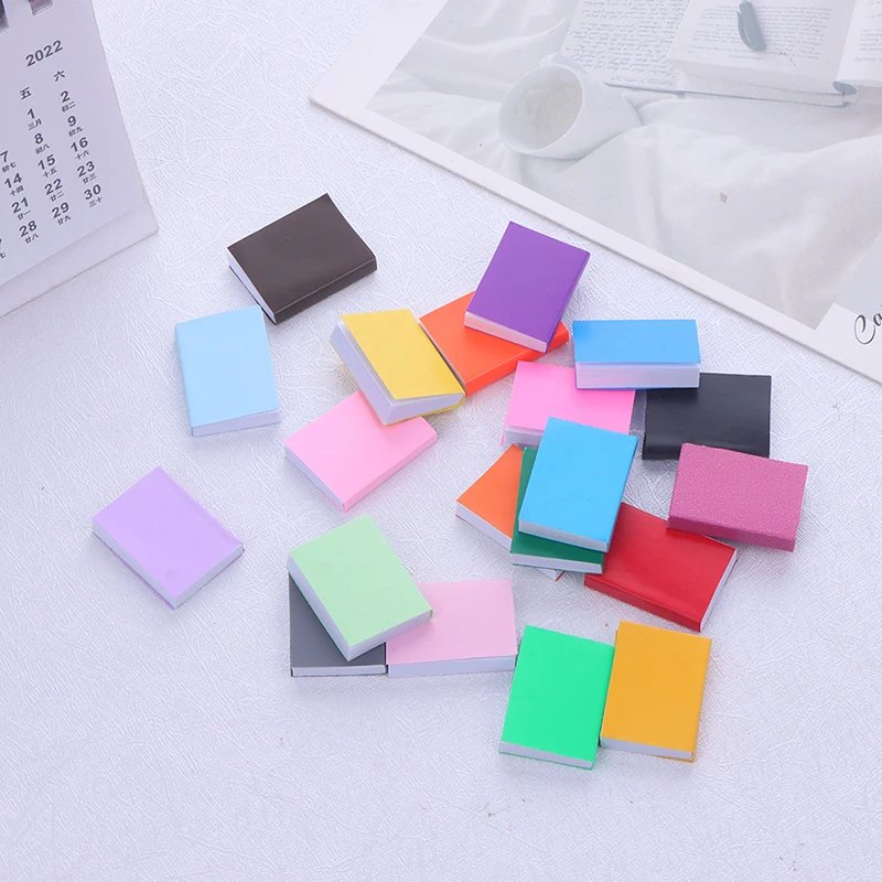 4 pezzi di libri in miniatura per casa delle bambole, modello di libro per casa delle bambole, accessori per la decorazione della scuola