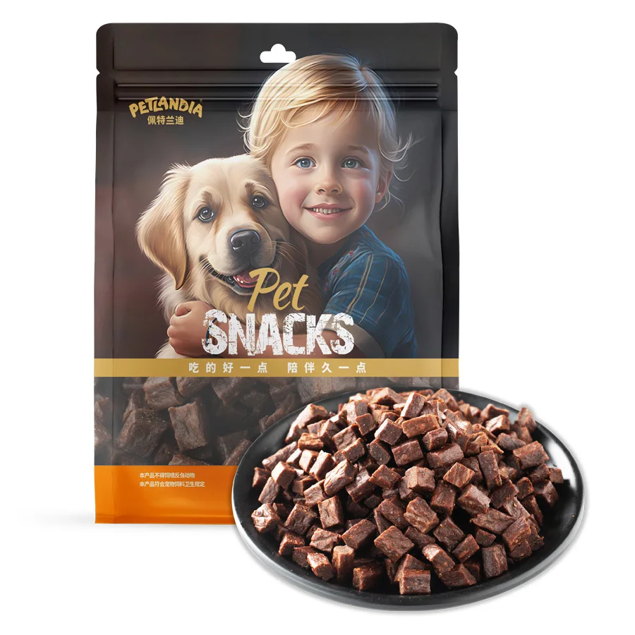 Dog Treats Beef Bar Sticks 500g Pet Puppy Teething Sticks Teddy Golden Retriever Training Reward Treats