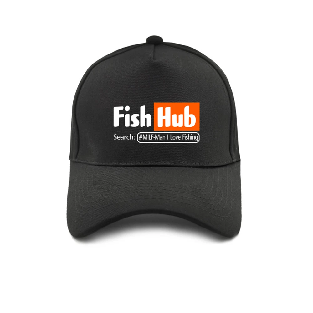 Sunmmer Funny Fish Fishing Baseball Caps Women Men Adjustable Snapback Unisex Fishhub Hats MZ-499