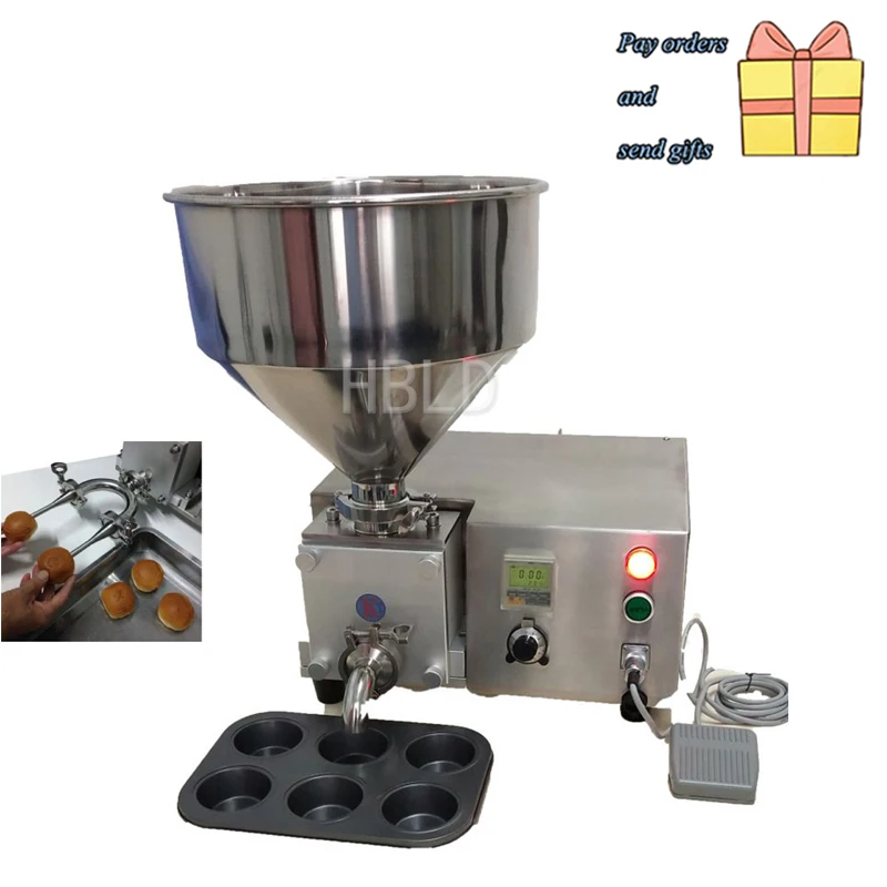 Fully Automatic Quantitative Croissant Butter Filling Machine Chocolate Blueberry Jam Puff Injection Machine