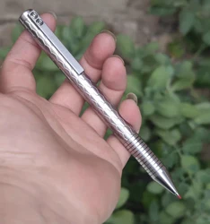 1 Piece  TItanium Allloy Loong  Scales  Pen with Chengguang G5 Refill