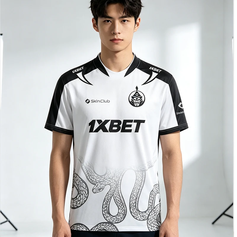 New Hot Selling Mongolian CS2 Esports Team New Jersey CSGO Large Training Uniform Athlete Customized T-shirt Men's and Women's
