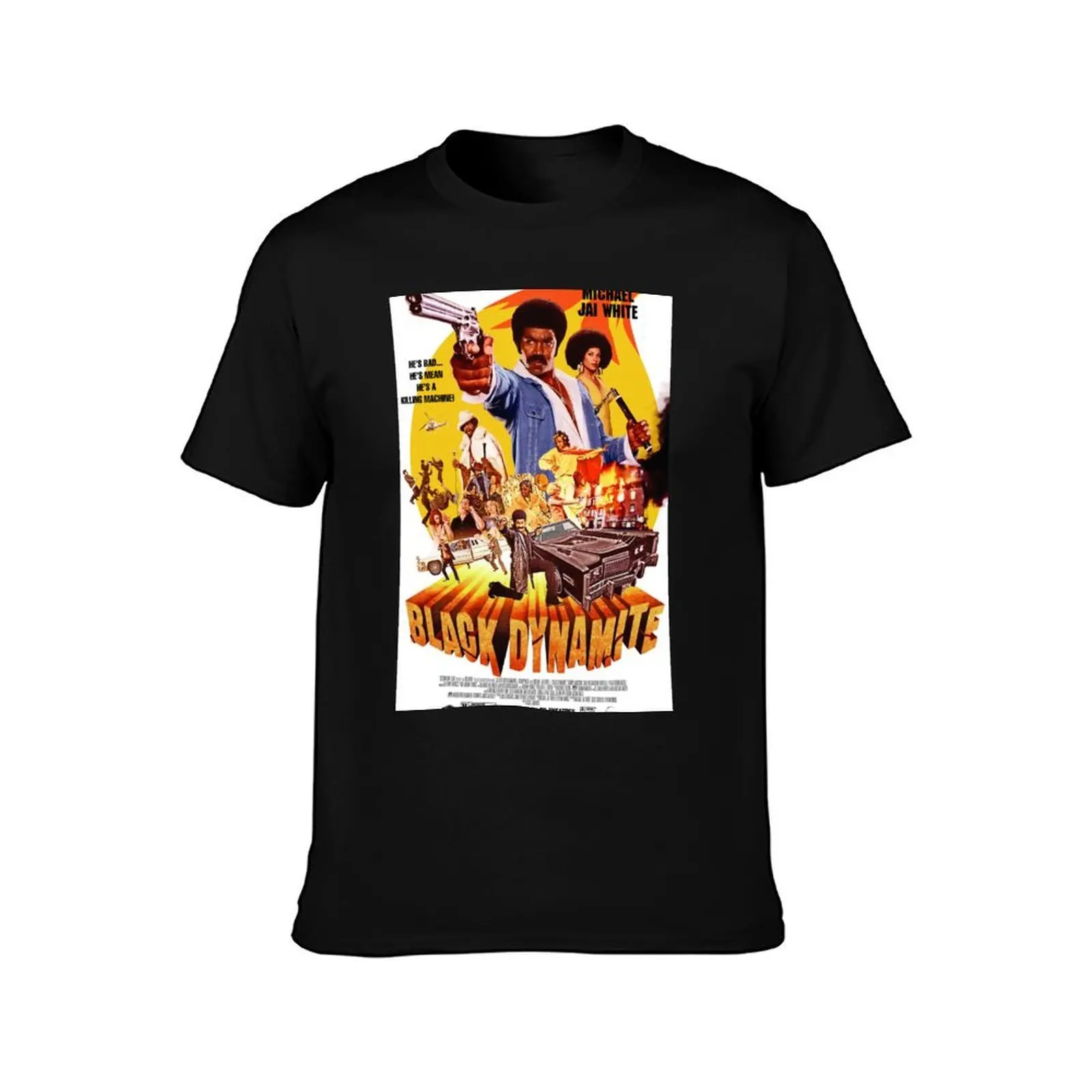 Black Dynamite 1 T-Shirt Outdoor Sports Short Sleeve Top T-Shirt