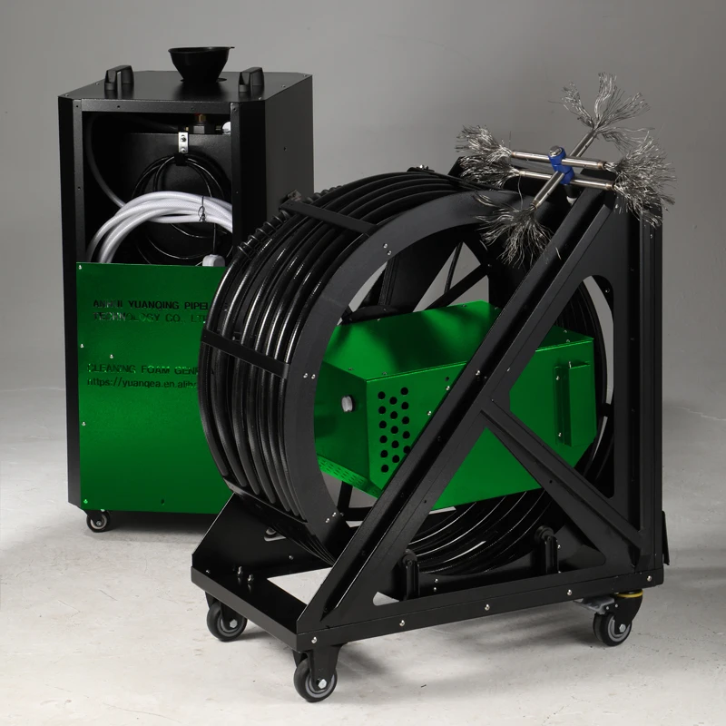 Kitchen Exhaust Grease Duct Cleaning Machine With Suction Pump