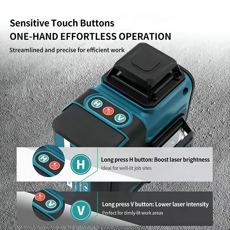 

Makita 3D-4D 16-line 360° high precision horizontal vertical green laser wall-mounted power tools