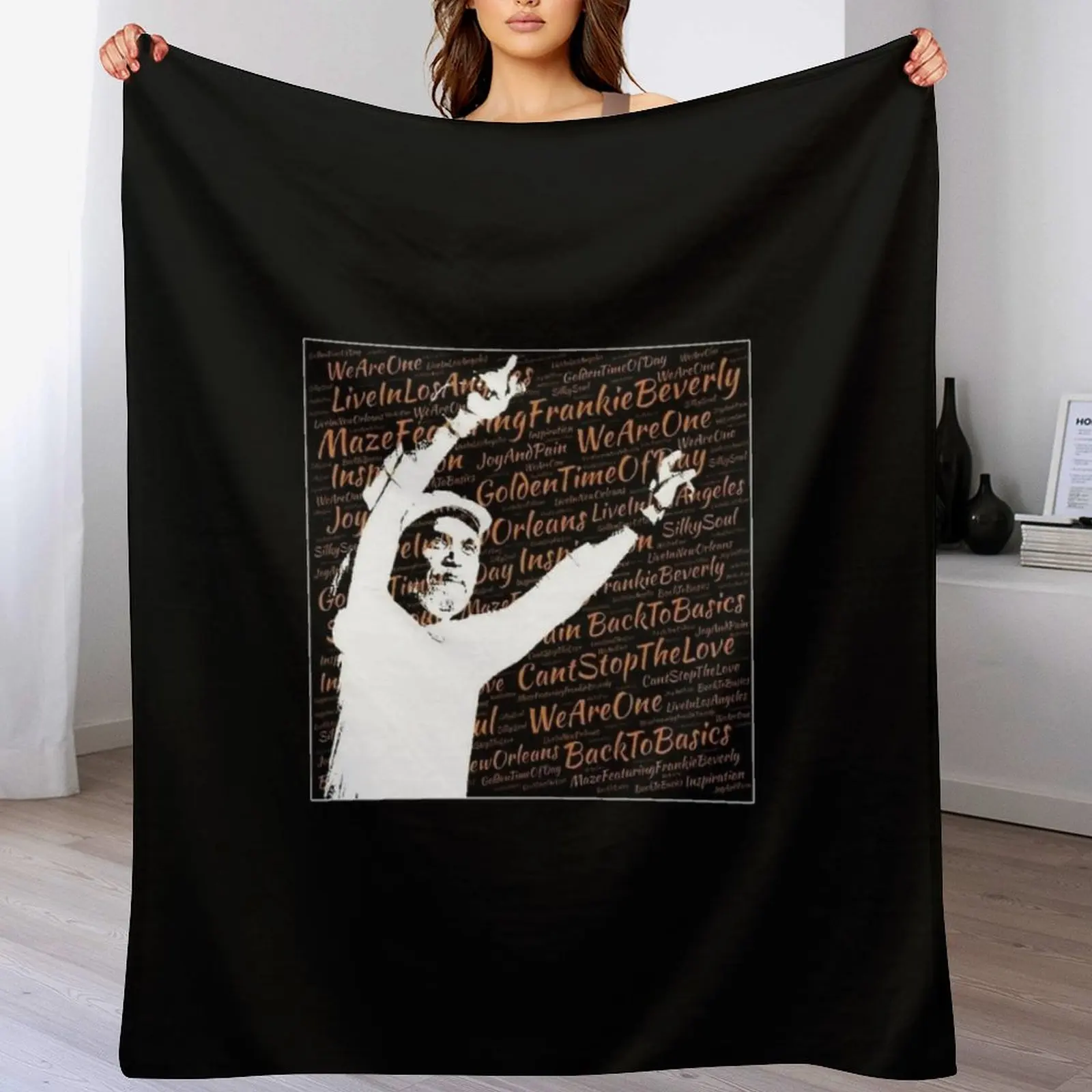 

Frankie Beverly legend Throw Blanket Fade Resistant Durable Throw Blanket
