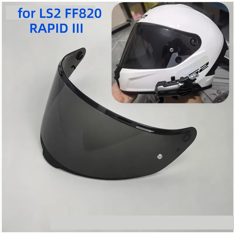 FF820 Helmet Lens Visor for LS2 FF820 RAPID III Color Changing WindShield Blue Visor Accessories