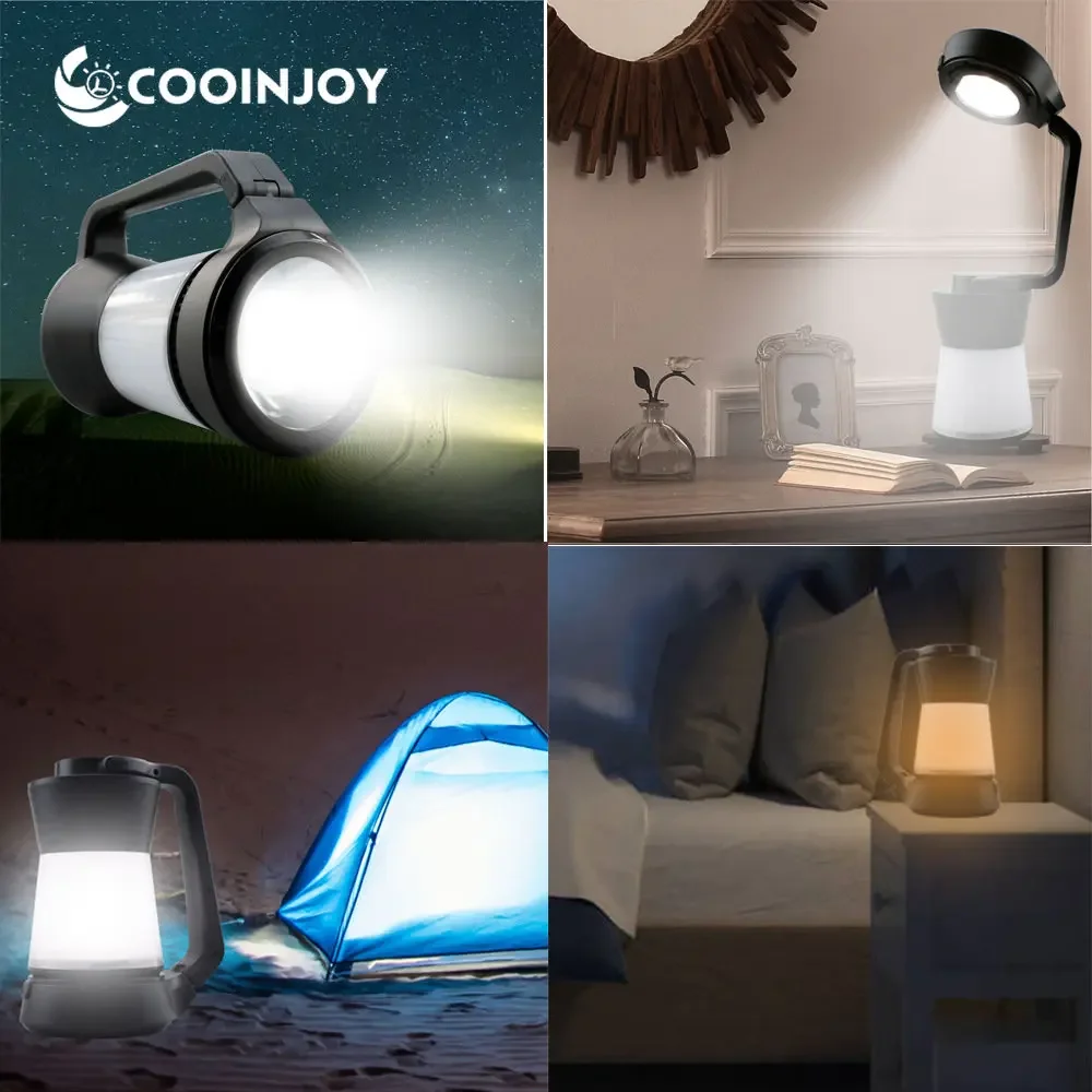 

Portable USB Rechargeable Battery Flash LED Tent Lanterns Orange Blue Black Light Power Bank for Outdoor Camping Lamp