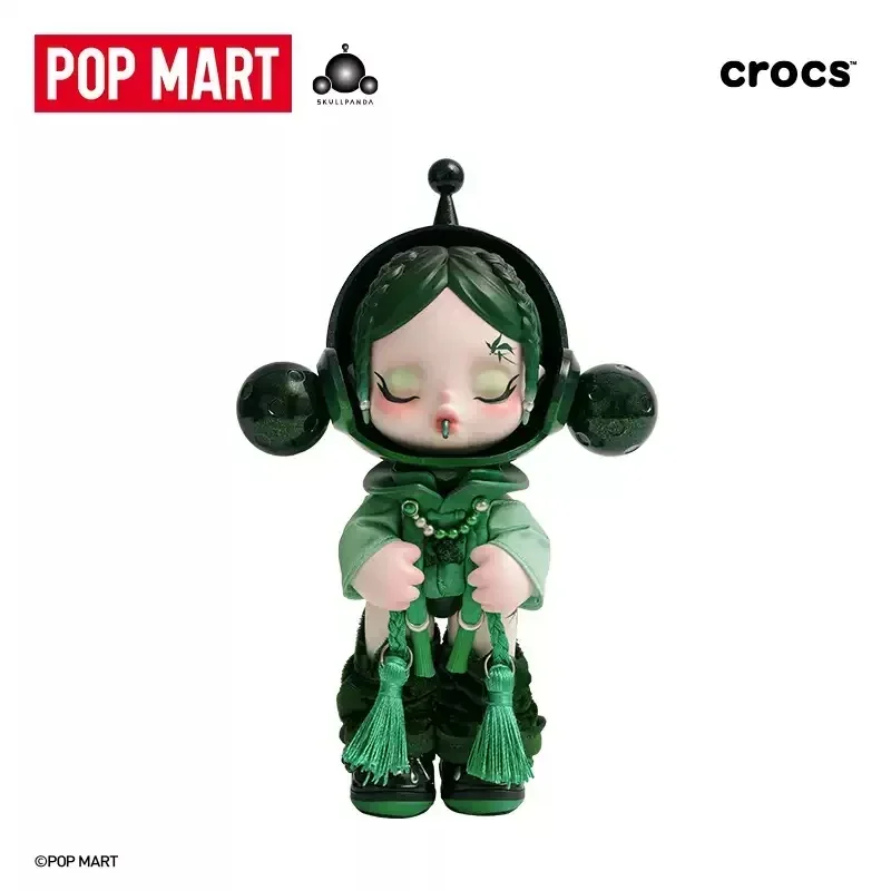 

POP MART SKULLPANDA X CROCS OOTD Series оригинальная слепая коробка-сюрприз Mystery Box милые аниме фигурки украшения фигурки