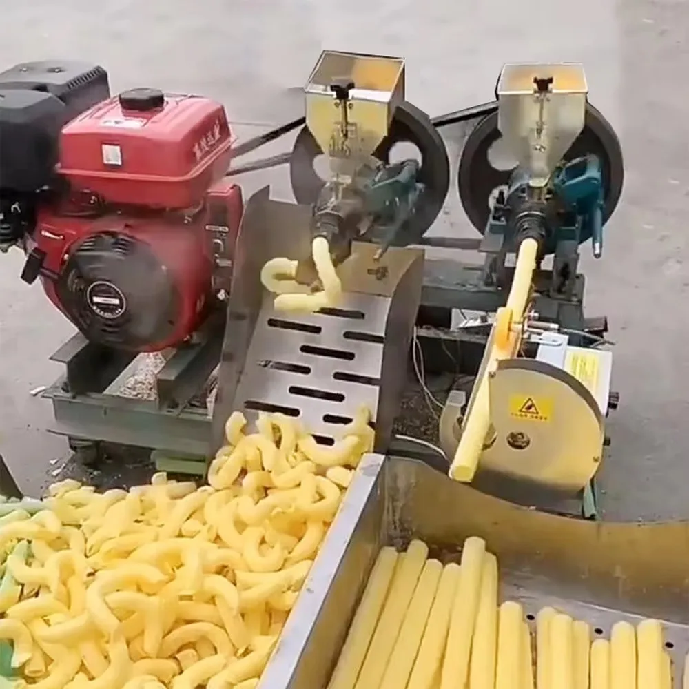 Mesin pembuat camilan jagung berongga dan beras berongga